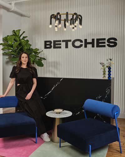 Office Workspace. Betches Office by DATE Interiors LLC.