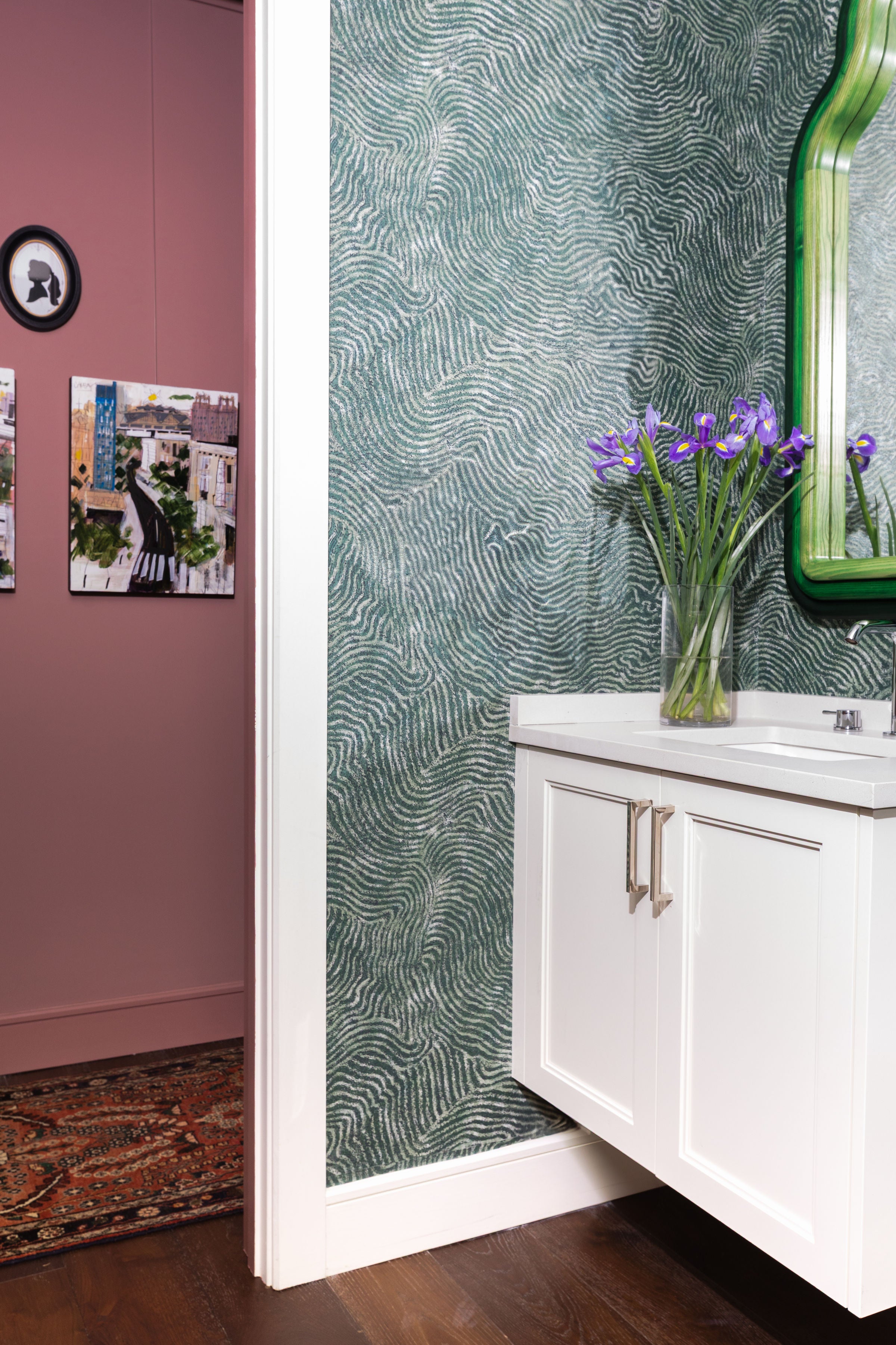 Maximalist Bathroom