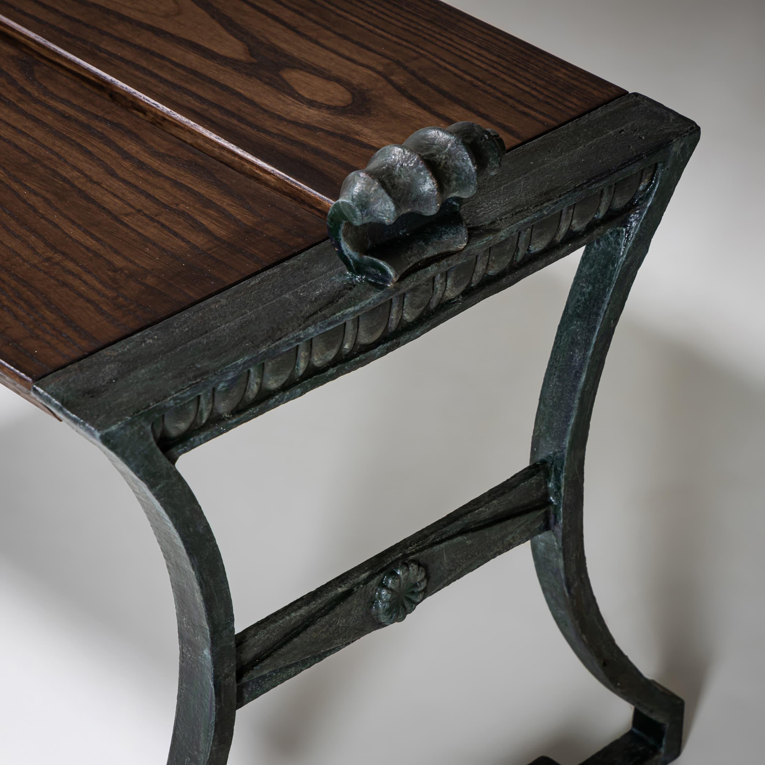 Iron Trädgårdsmöbel No. 2 by Folke Bensow (1886–1971), Sweden, circa 1923 For Sale