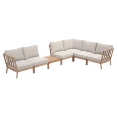 Tradition' Outdoor Lounge Sofa Set in Teak für Fritz Hansen 7 Piece Set