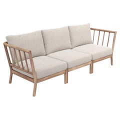 'Tradition' Outdoor Lounge Sofa Set in Teak for Fritz Hansen 3 piece set