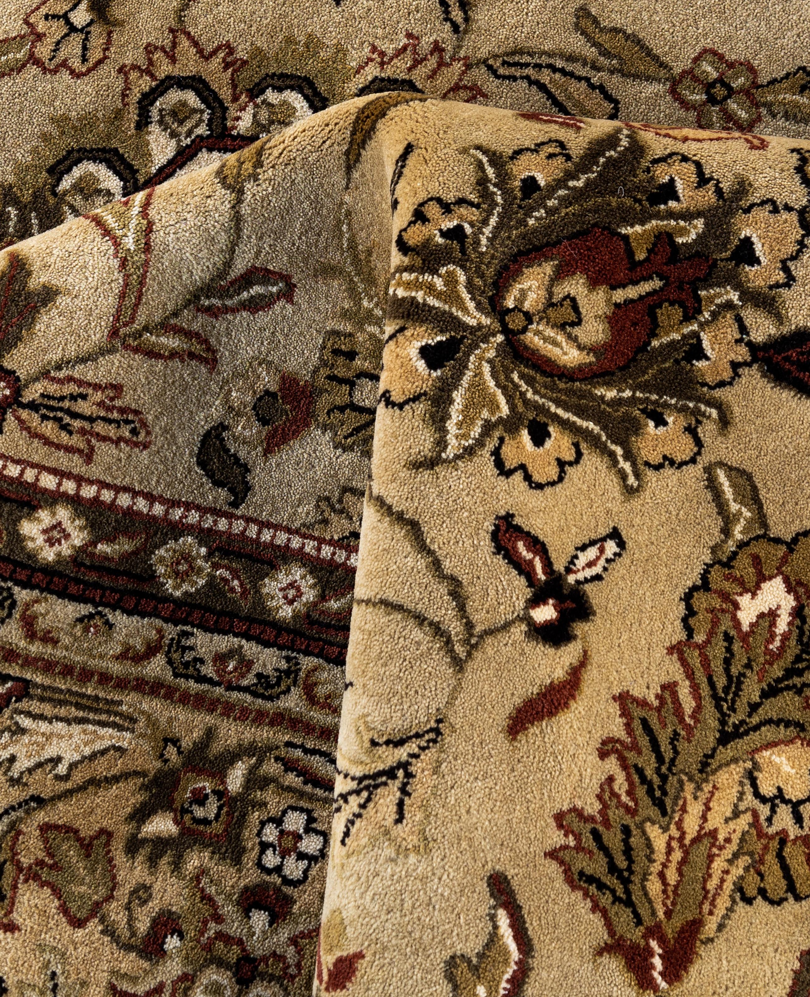 Lana Traditional Abstract Wool Hand Knoted Brown Area Rugs 9' 1