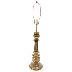 Traditional American Classical Vintage Brass Lamp by Stiffel 1970s