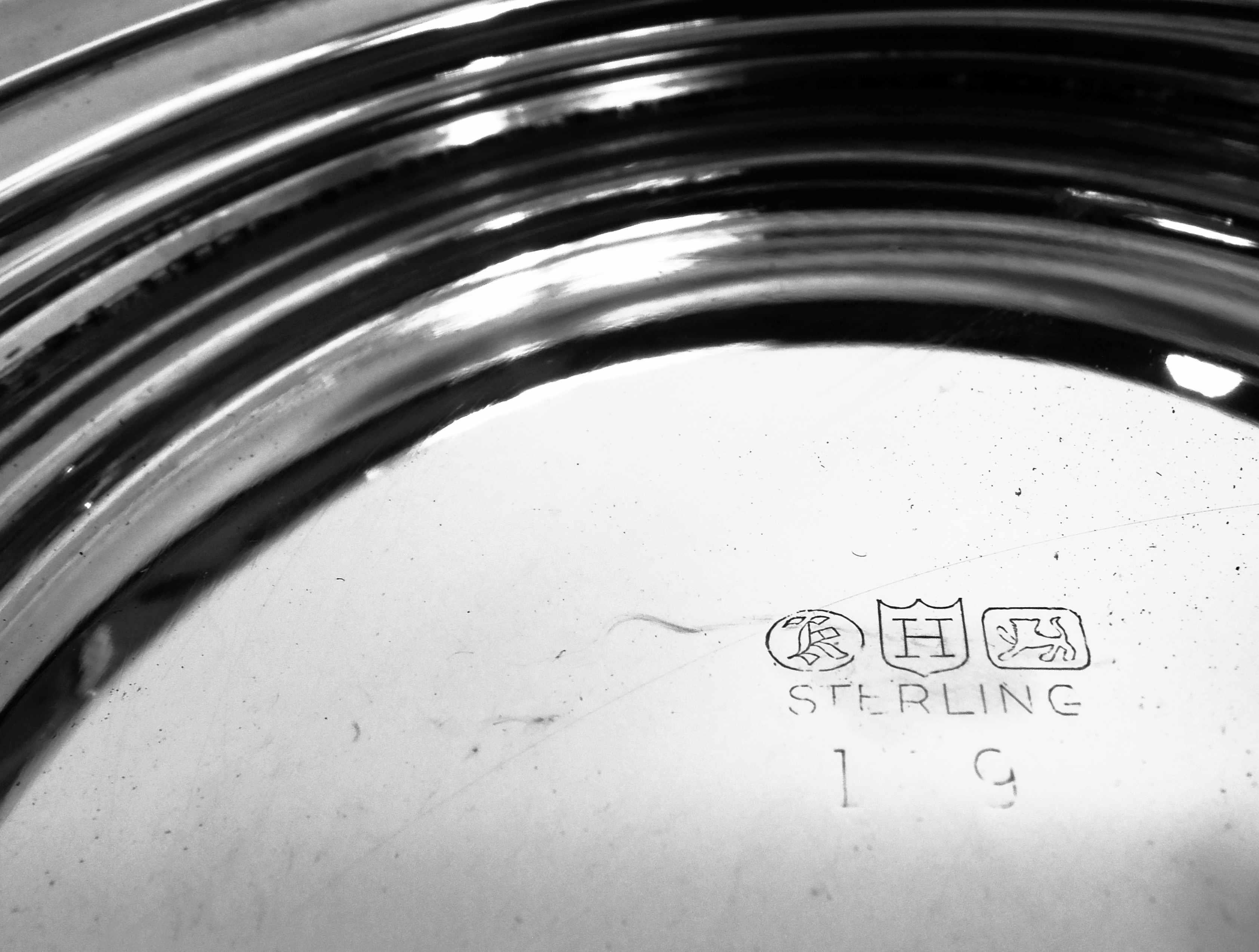 XX secolo Ciotola tradizionale americana Coloniale in argento Sterling A. Silver in vendita