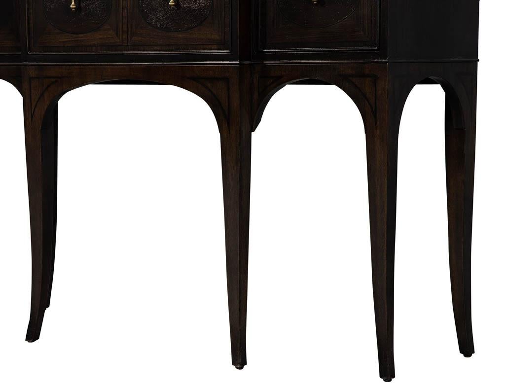 Traditional American Mahogany Inlaid Console Tables 5