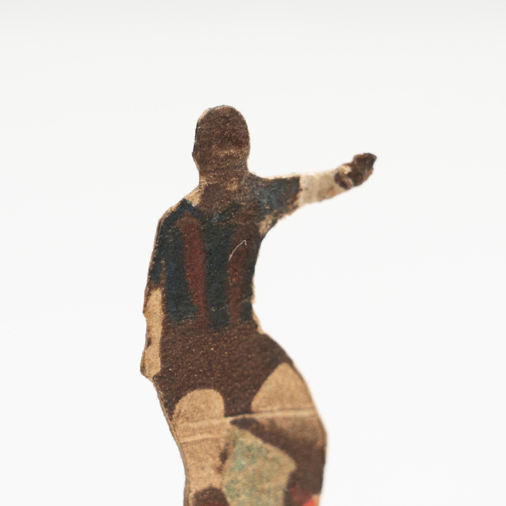 Traditional Antique Button Soccer Game Figure, circa 1950 For Sale 3