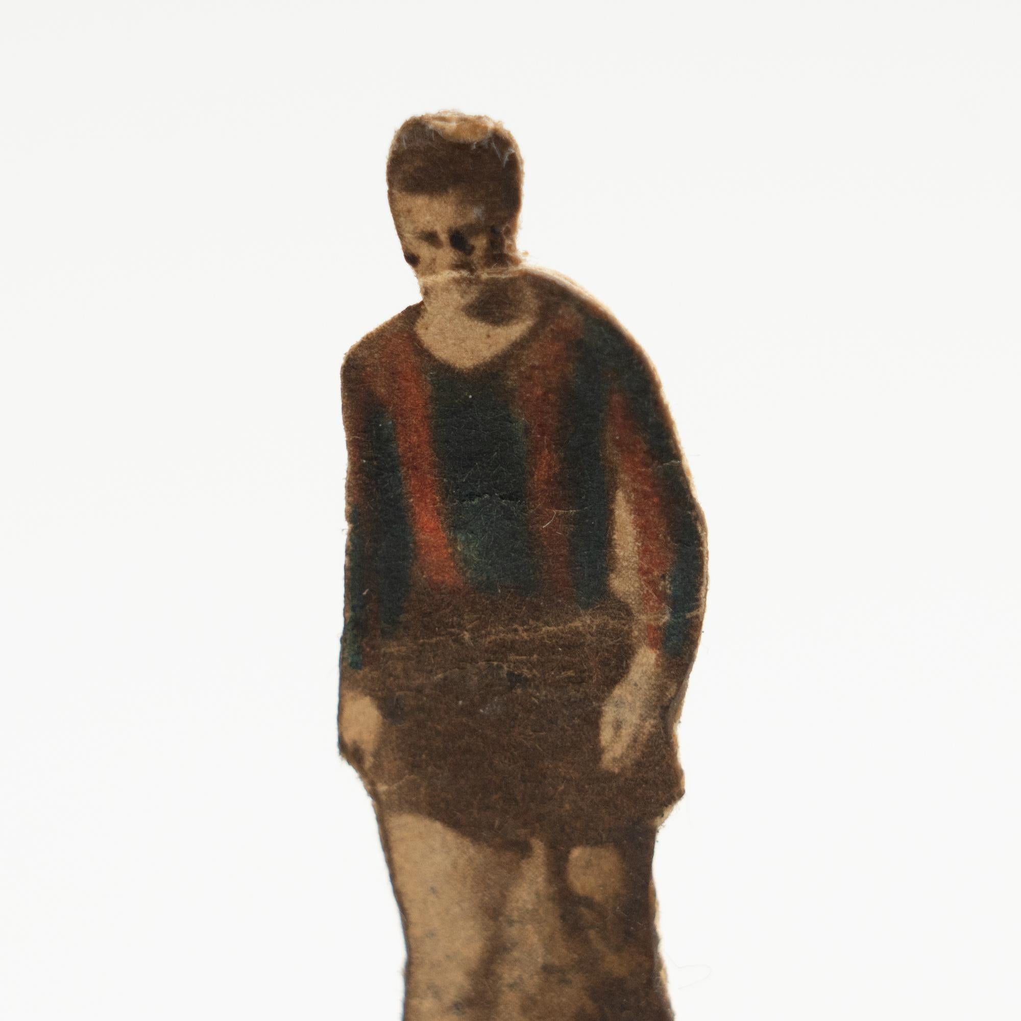 Traditional Antique Button Soccer Game Figure, circa 1950 For Sale 3
