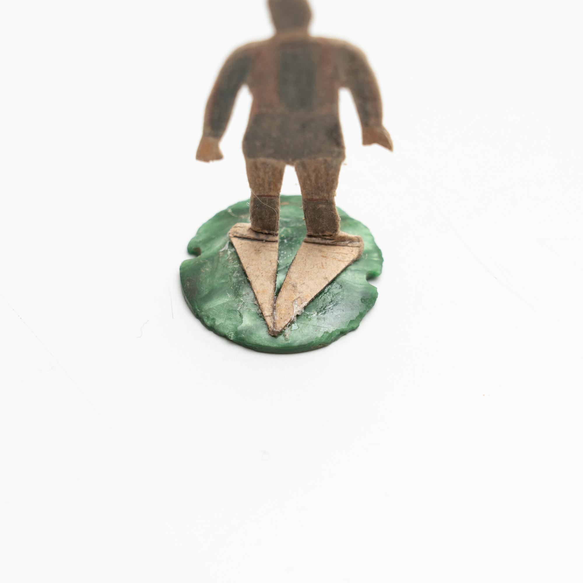 Traditional Antique Button Soccer Game Figure, circa 1950 For Sale 6