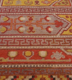 Traditional Antique Horizontal Panels Khotan Runner Wall-Hanging