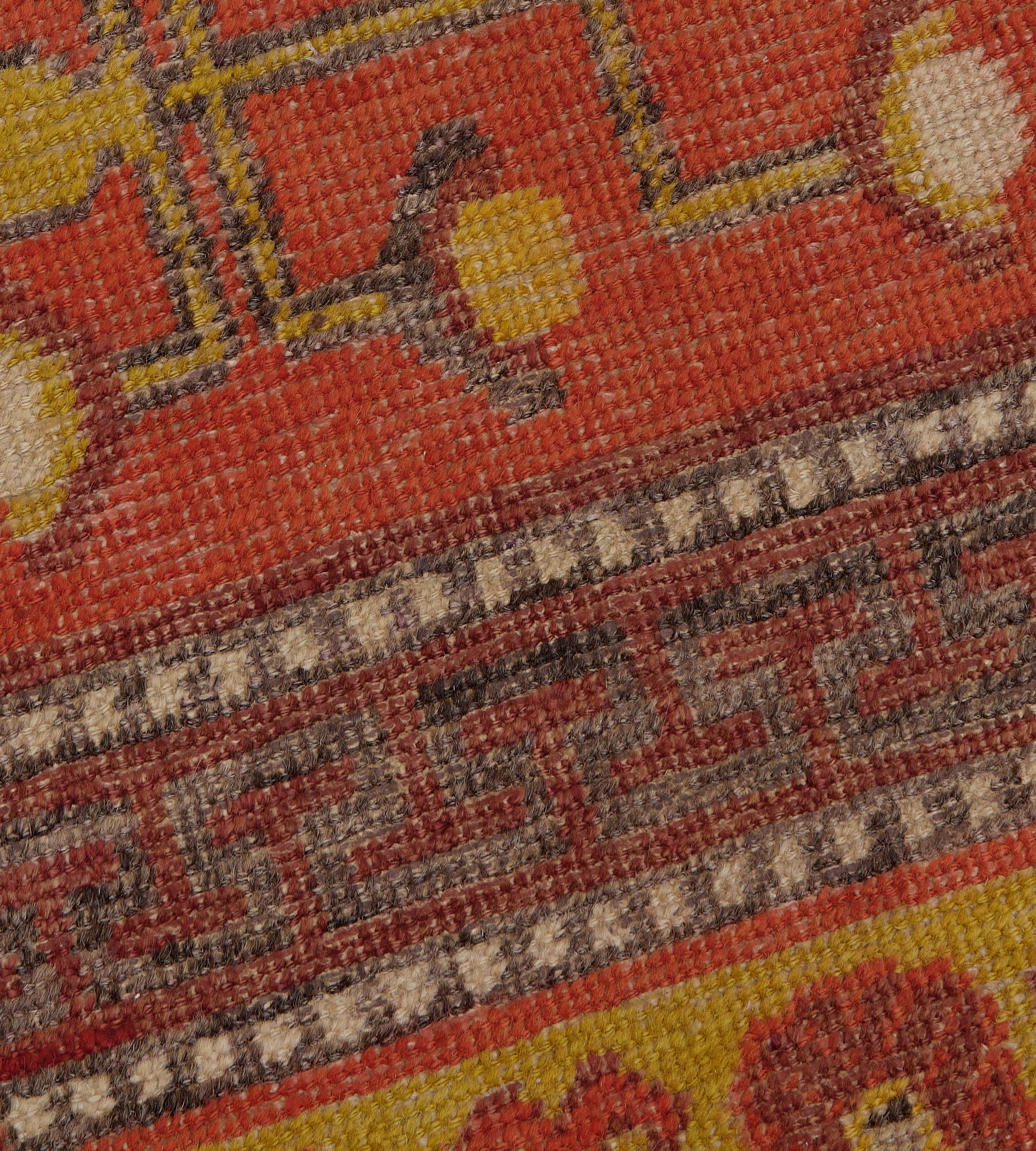 Traditional Antique Horizontal Panels Khotan Runner Wall-Hanging In Good Condition For Sale In West Hollywood, CA