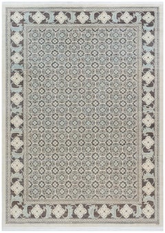 Traditional Antique-Inspired Classic Taupe Rug "Elysian" by Doris Leslie Blau