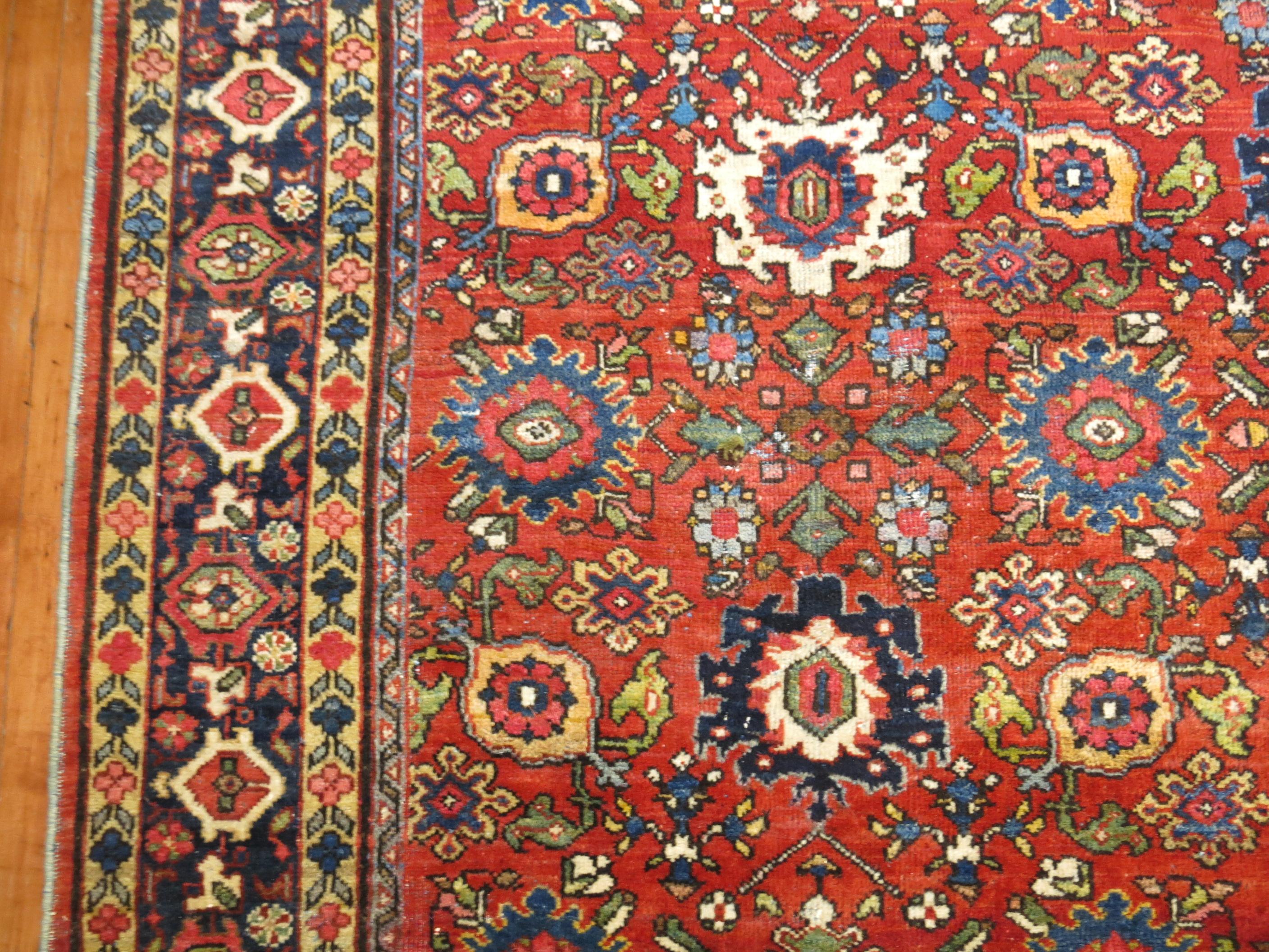 Traditional Antique Persian Mahal Carpet 6