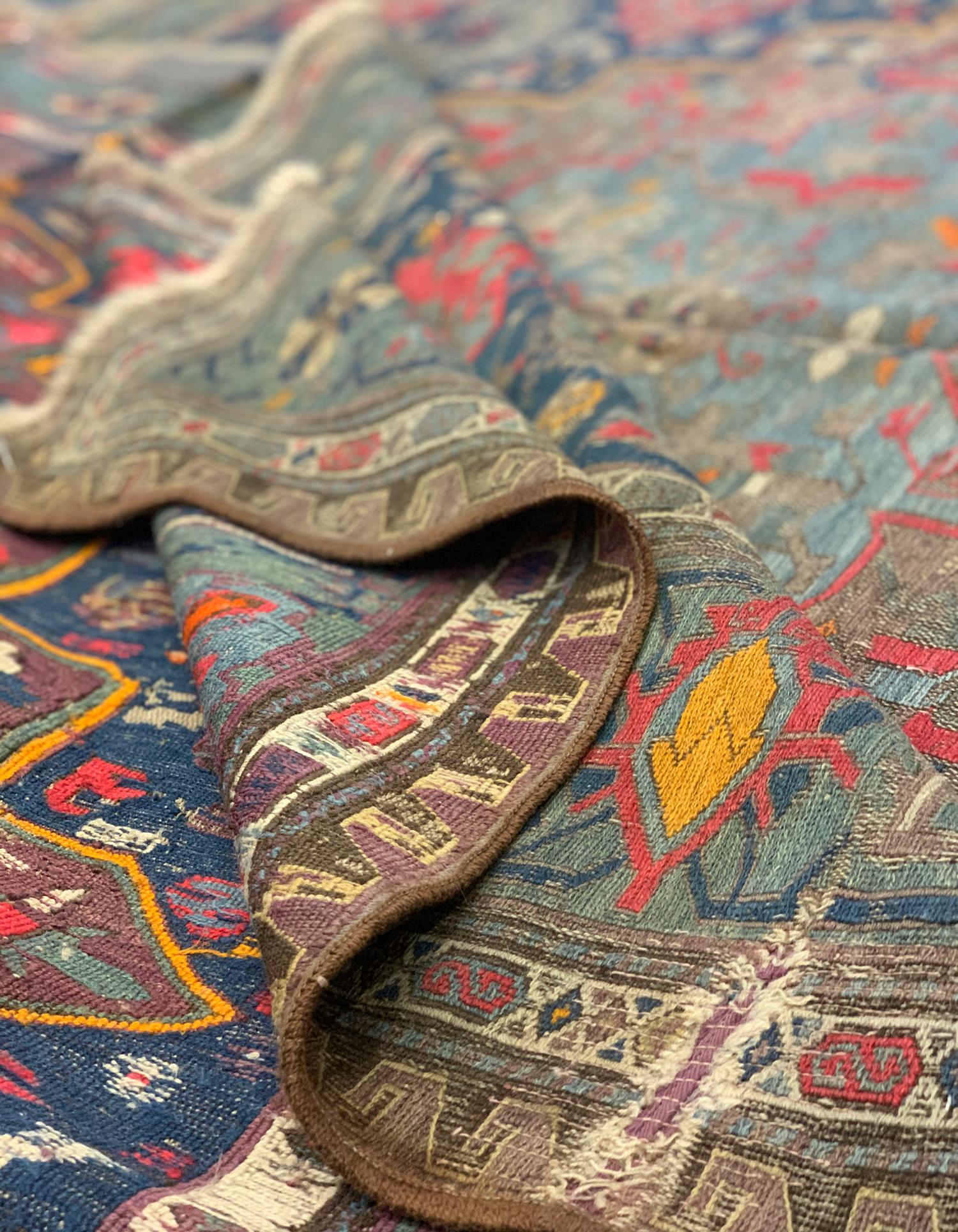 Tappeti tradizionali antichi Tappeti orientali in lana Area Home Decor in vendita 4