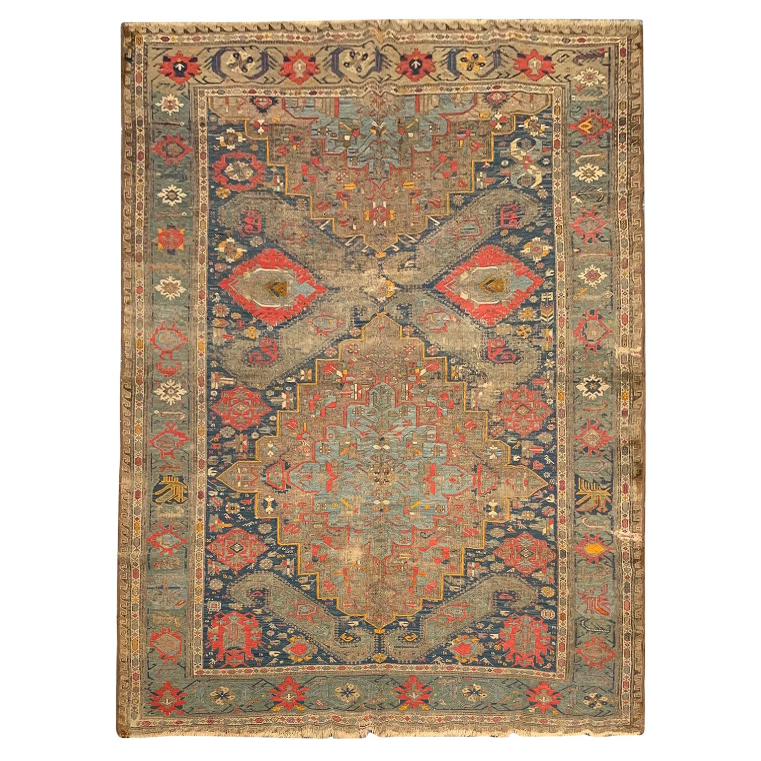 Traditioneller antiker Teppich Orientalischer Wollteppich Wohndekor-Teppich