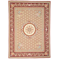 Traditional Chintz Area Rug with French Aubusson Style and Savonnerie Design