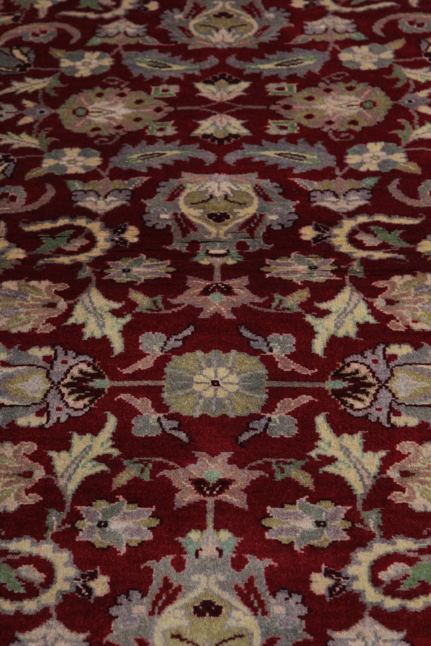 Traditionelle Teppiche im Ziegler-Stil, roter Teppich, Bodenteppiche im Angebot  (Indisch) im Angebot