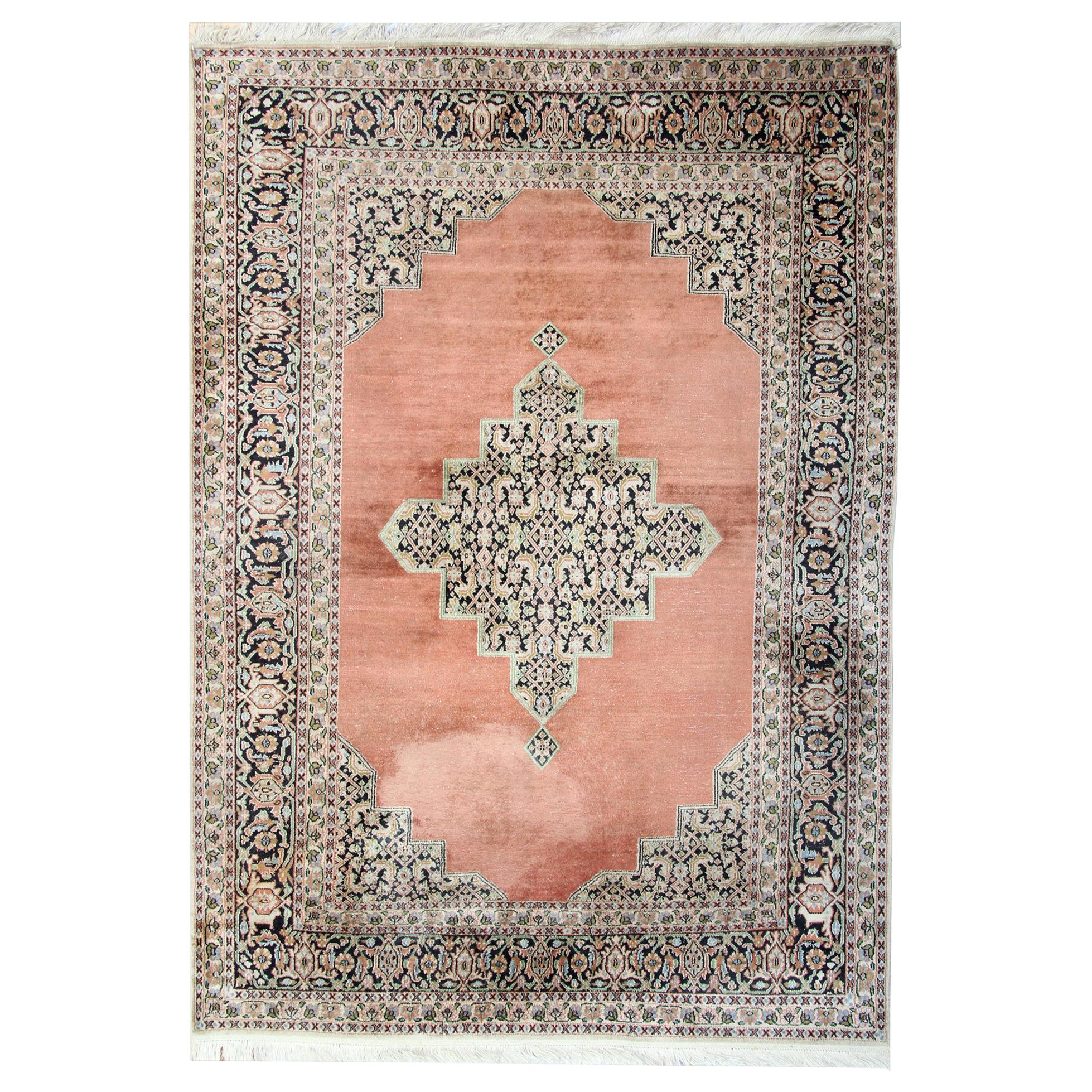 Traditional Area Rugs, Pink Oriental Rugs for Sale, Rust Handmade