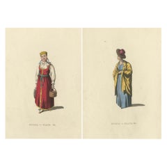 Traditionelles Attire of Valday: Vestiges of Russian Heritage, veröffentlicht 1814