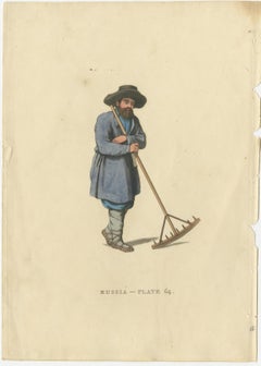 Traditional Attires of Early 19th Century Russia: A Visual Record in Engravings