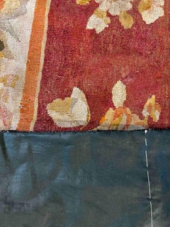 Traditional Aubusson rug flat weave style small - N° 879