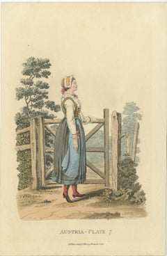 Traditional Austrian Folk Costumes: Vibrant Regency Era Fashion from 1804-1808