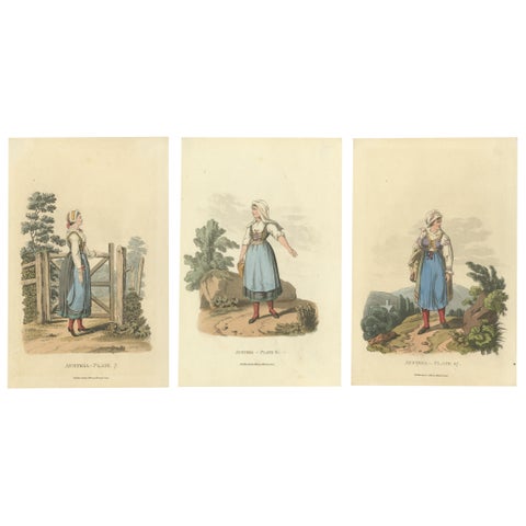 Traditional Austrian Folk Costumes: Vibrant Regency Era Fashion from 1804-1808