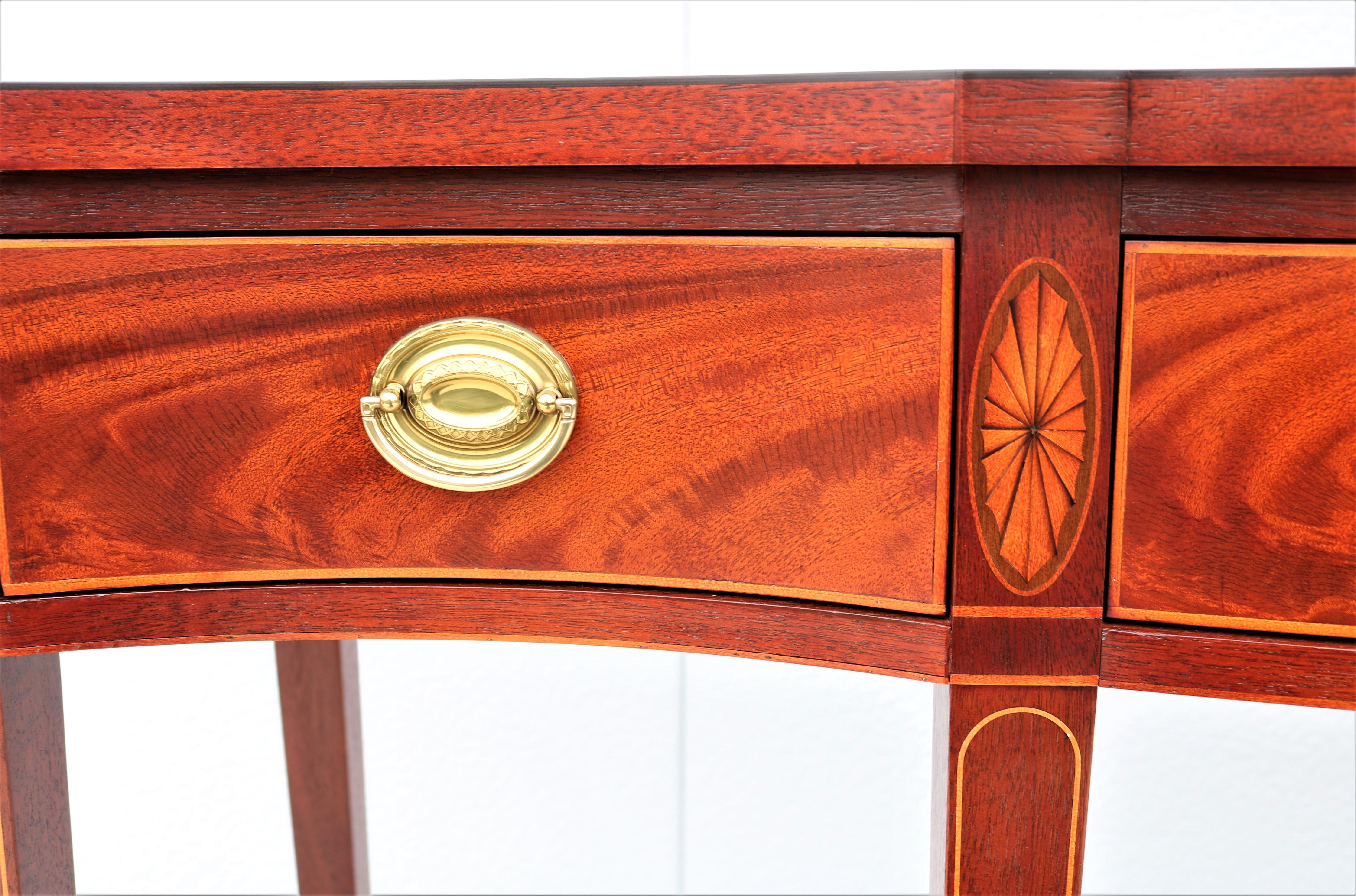 Traditional Baker Furniture Historic Charleston Mahogany Sheraton Sideboard For Sale 9