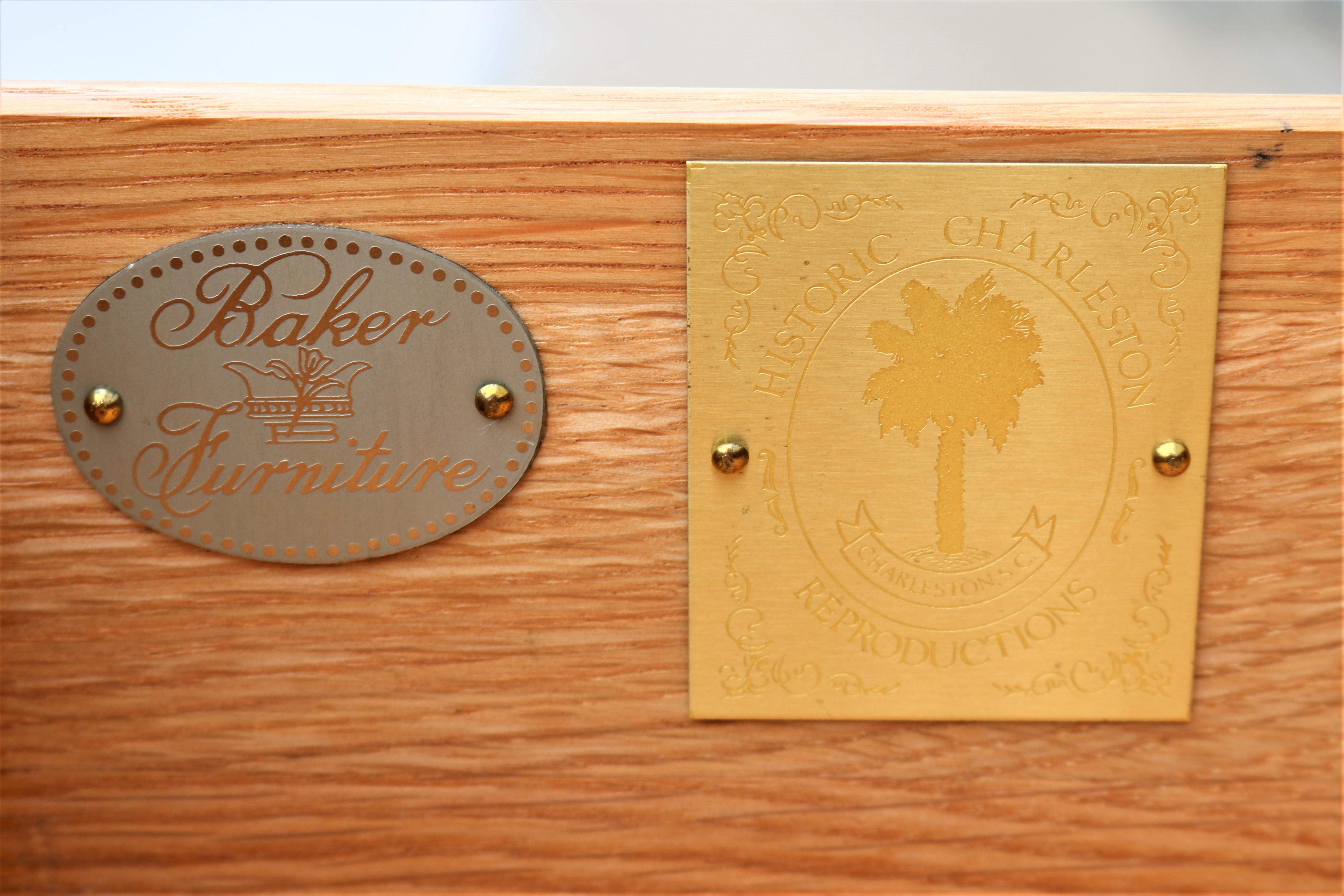 Traditional Baker Furniture Historic Charleston Mahogany Sheraton Sideboard For Sale 12