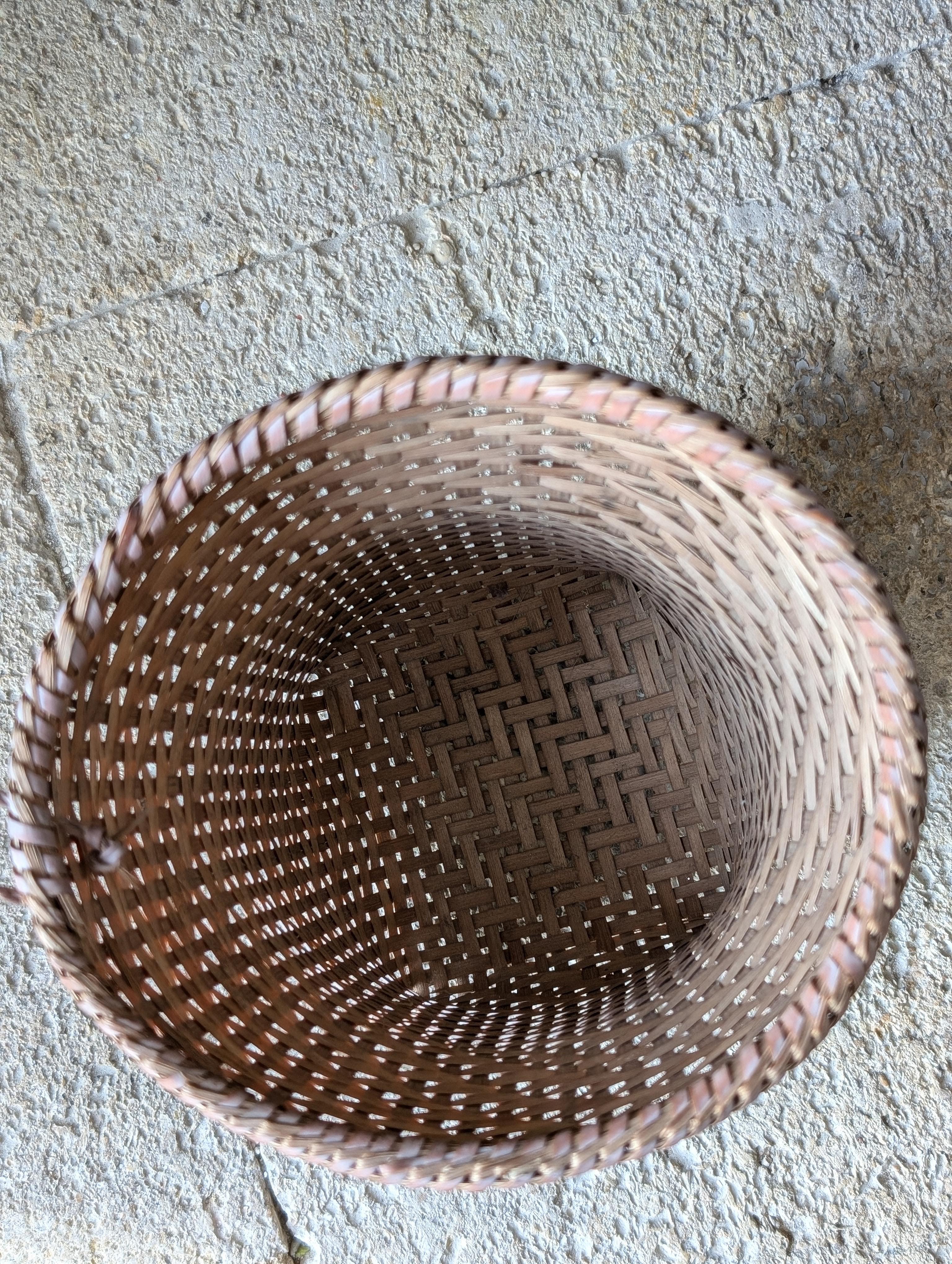 Osier Vase panier traditionnel Bakongo en vente
