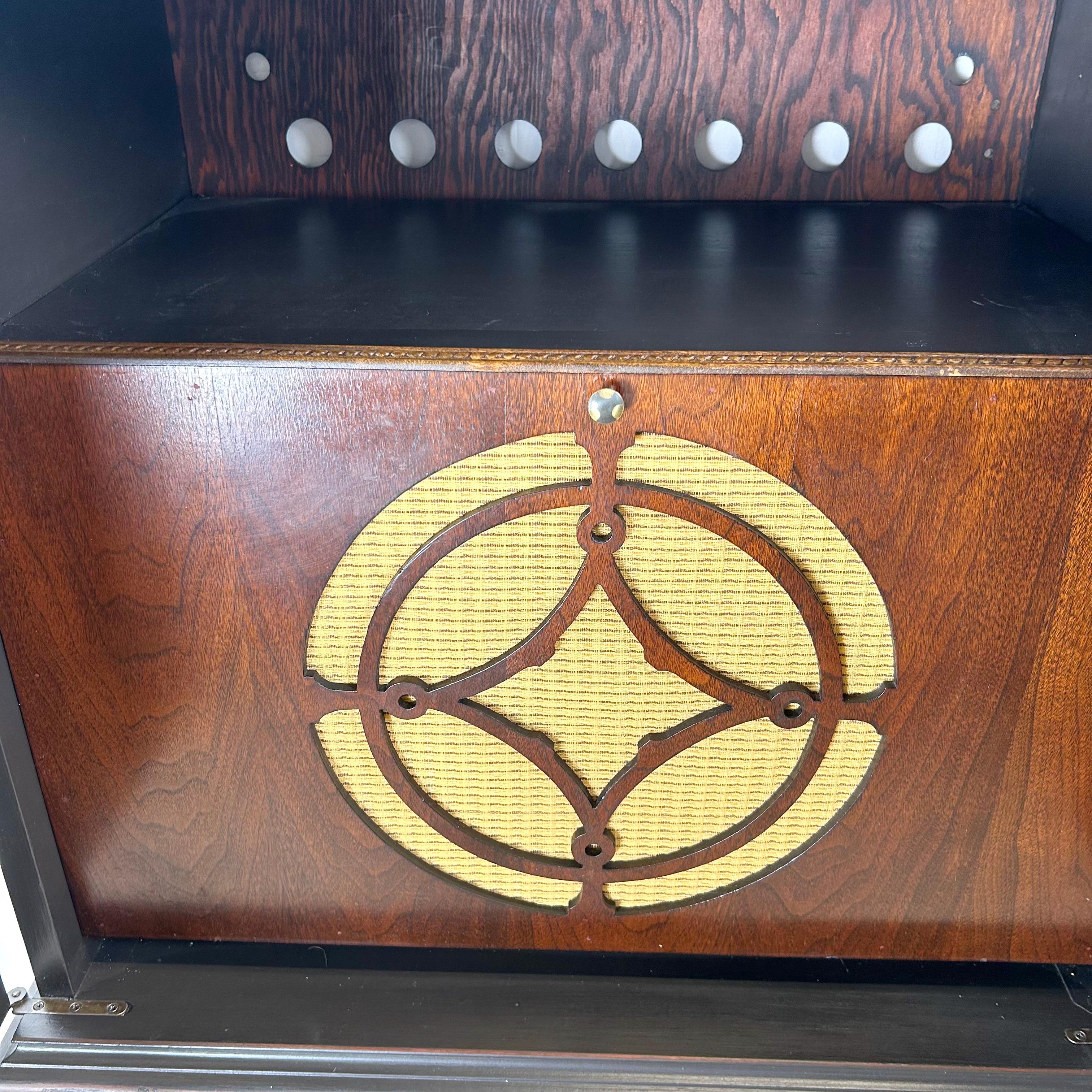 Traditional Bar Cabinet With Dropfront For Sale 3