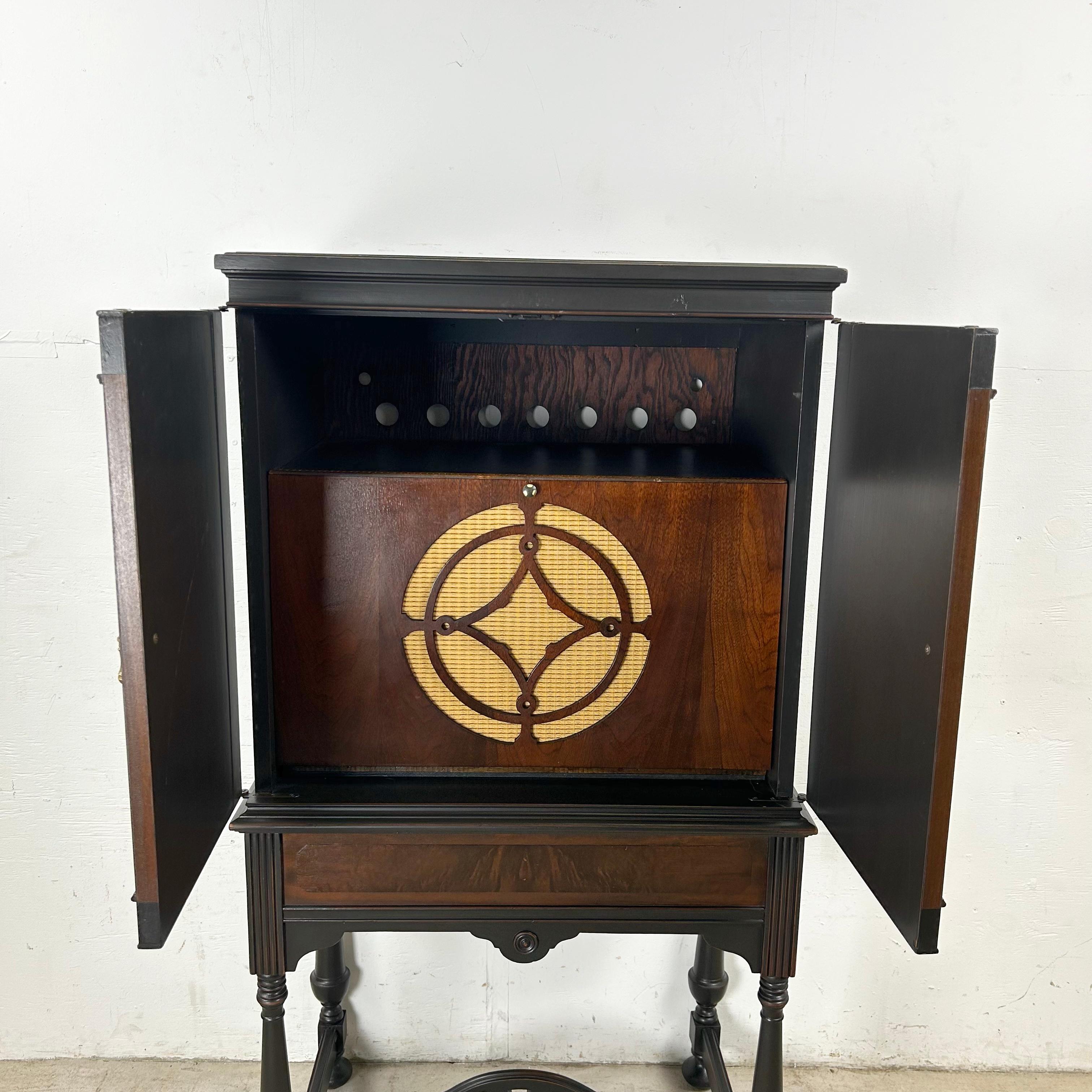 Wood Traditional Bar Cabinet With Dropfront For Sale
