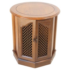 Traditional Barker Bros Moorish Accent Side Table Cabinet