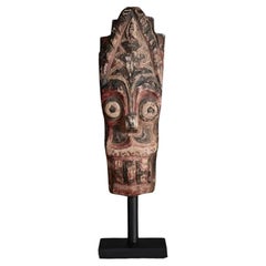 Traditional Batak Painted Wooden Mask –  Tribal Art from Sumatra