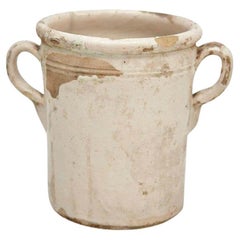 Traditional Beige Lacquered Rustic Spanish Ceramic – Circa 1940, Made in Spain