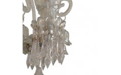 Pair of Bohemian Crystal Sconces