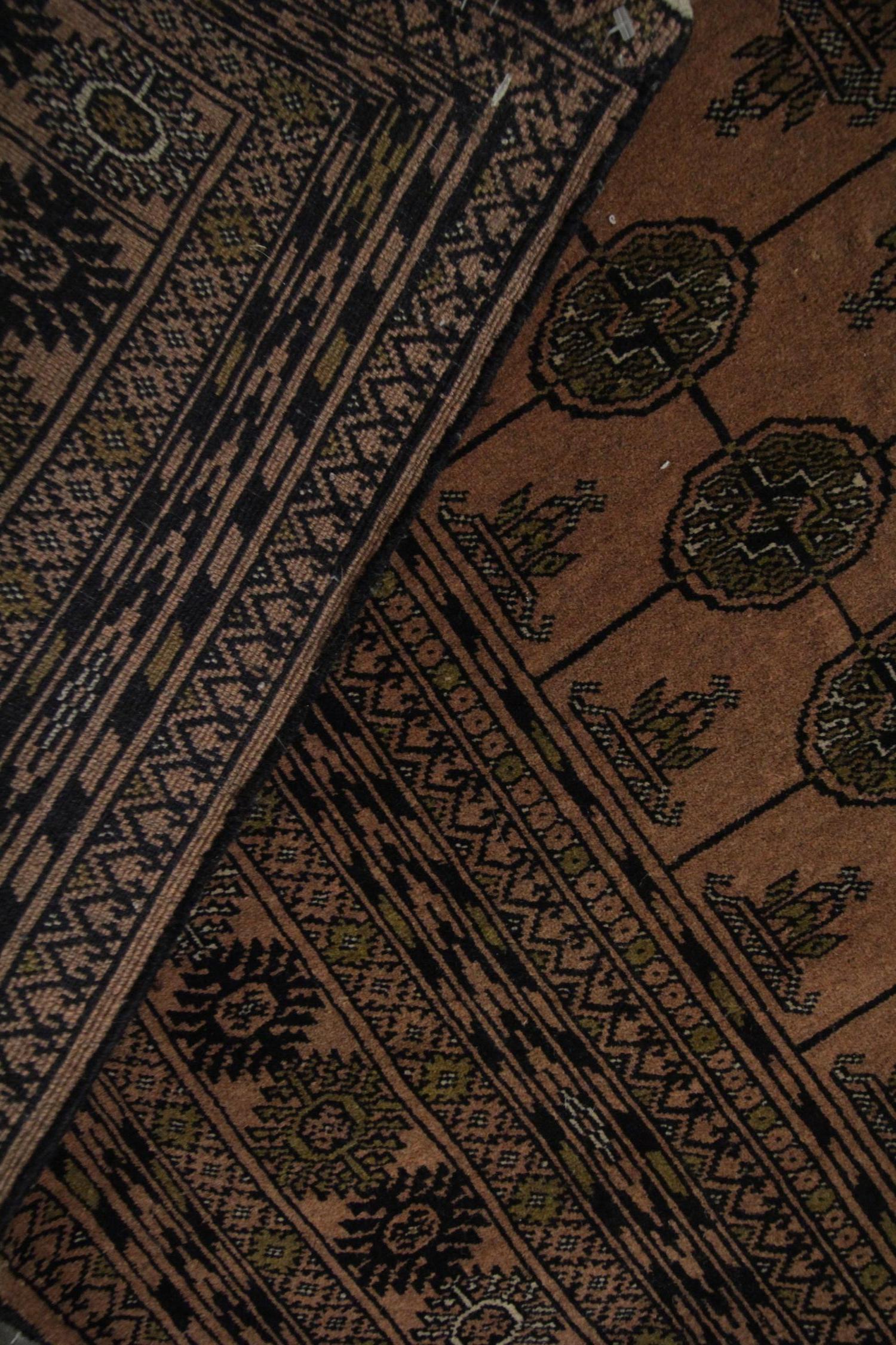 Alfombra tradicional Bokhara Vintage, alfombra de lana hecha a mano para dormitorio en Excelente estado para la venta en Wembley, GB