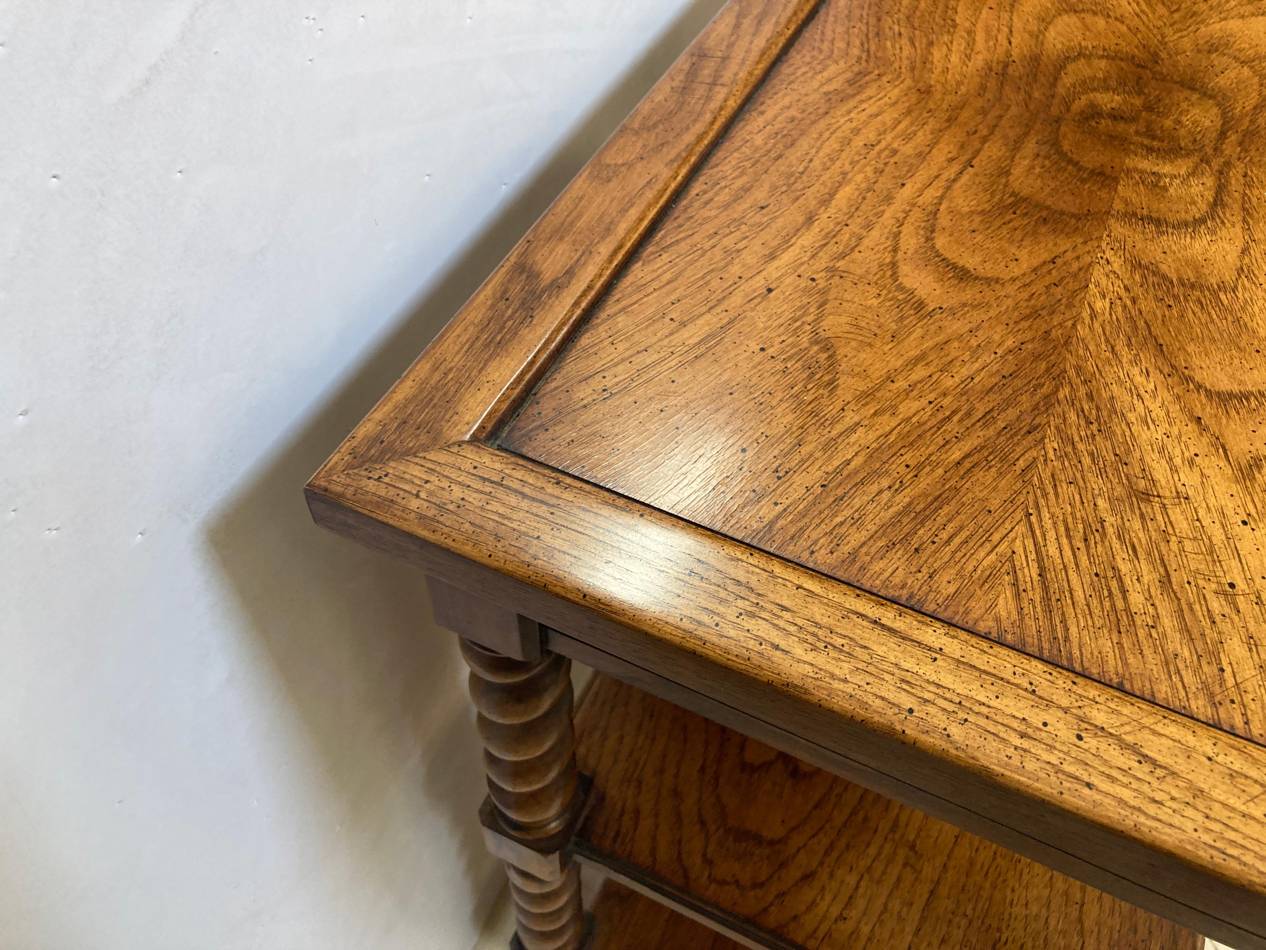20th Century Traditional Brandt Furniture Accent Tier Side Table