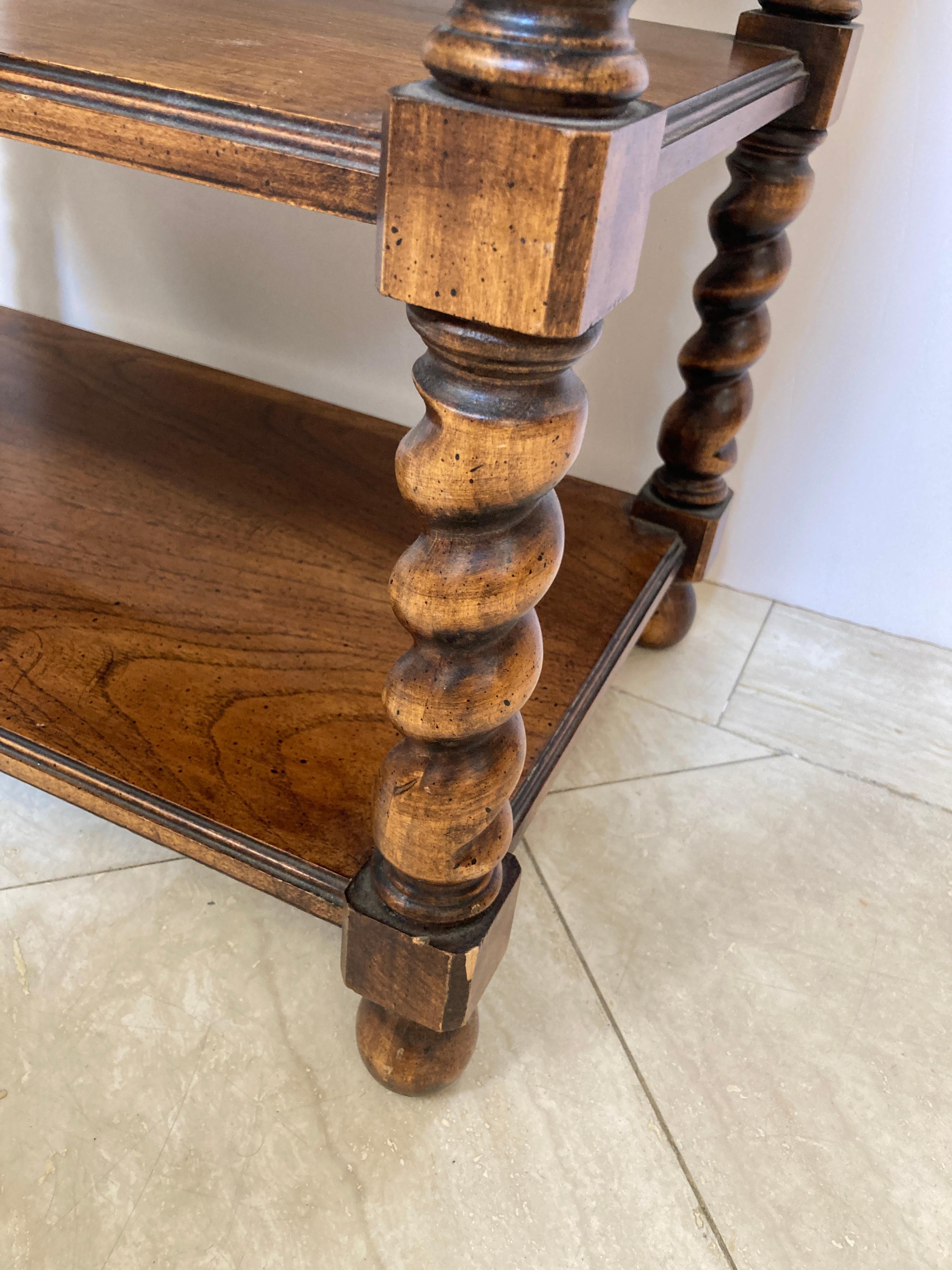 Country Traditional Brandt Furniture Accent Tier Side Table