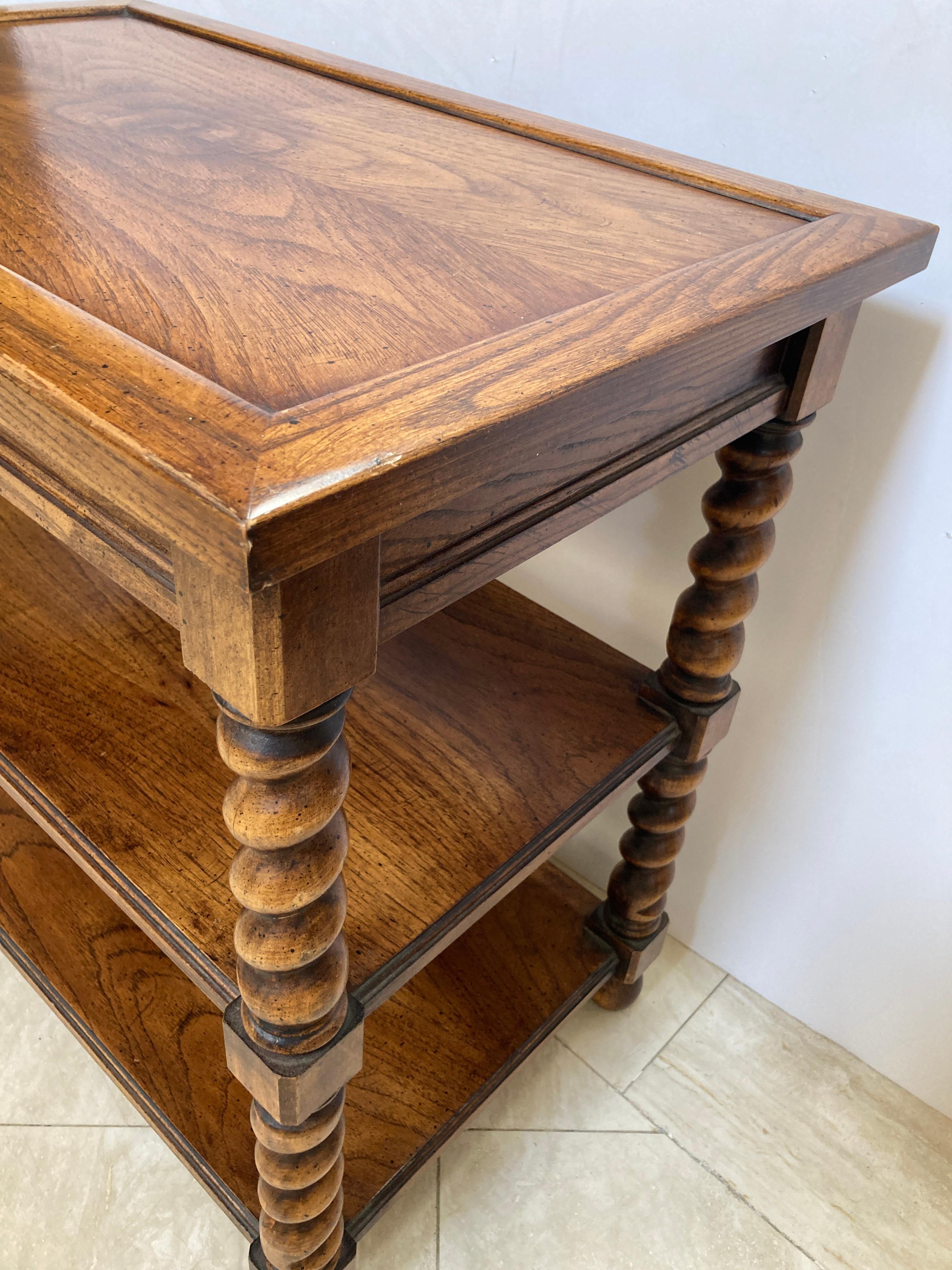 American Traditional Brandt Furniture Accent Tier Side Table