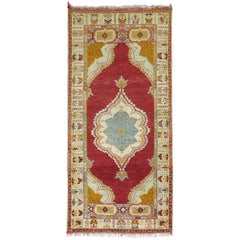 Traditional Bright 20th Century Turkish Runner