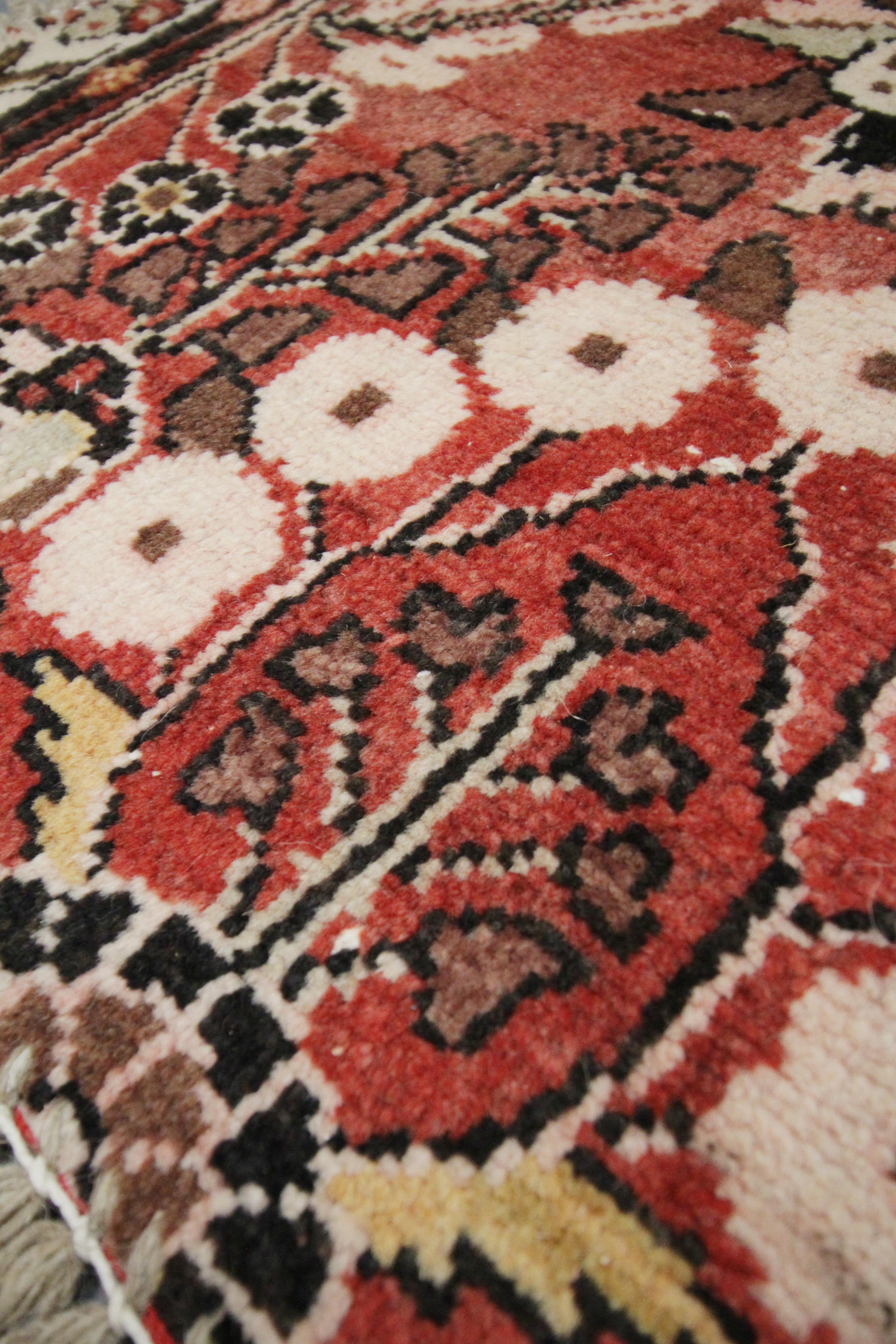 Rustic Traditional Carpet Door Mat, Refurbish Handmade Rug Wool Entrance Way Floor Mat 