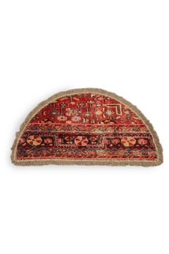 Traditional Carpet Door Mats, Refurbished Handmade Wool Entrance Mat Rug Sale
