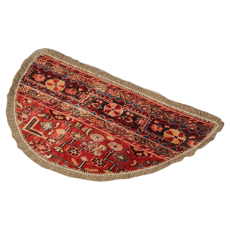 Traditional Carpet Door Mats, Half Circle Rug Small