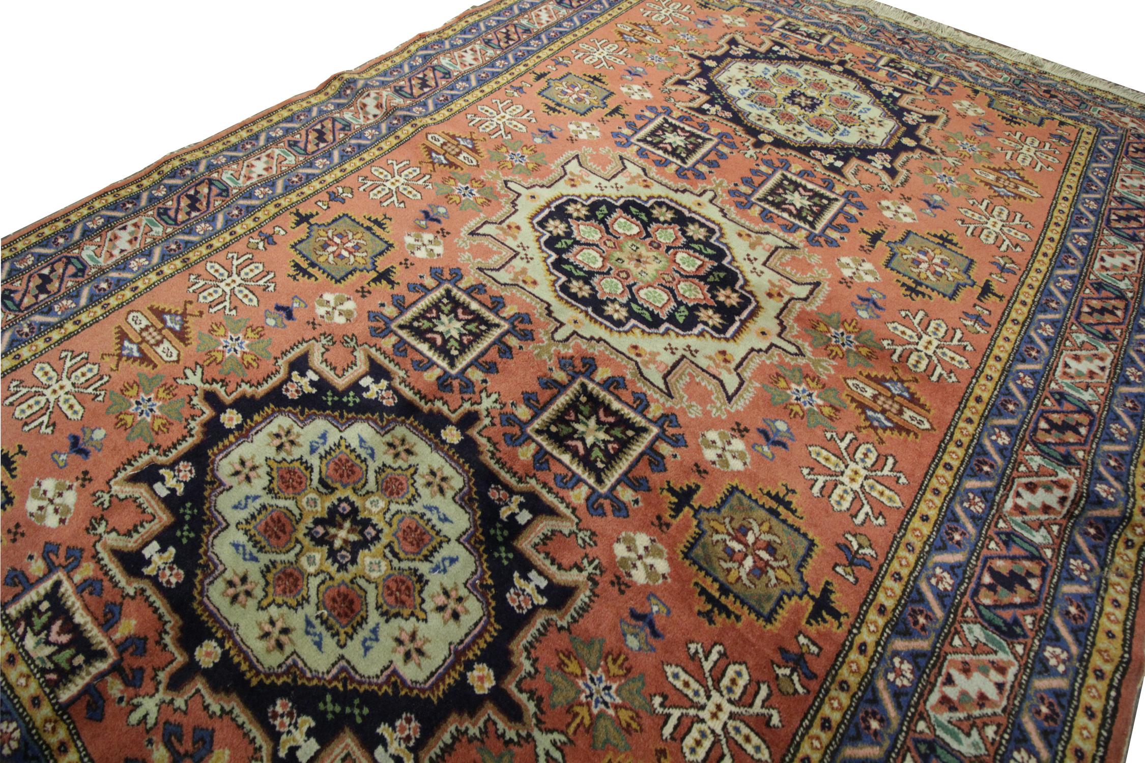 Rustique Tapis traditionnel Tapis turc vintage Laine Tapis oriental:: tapis de chambre à vendre en vente