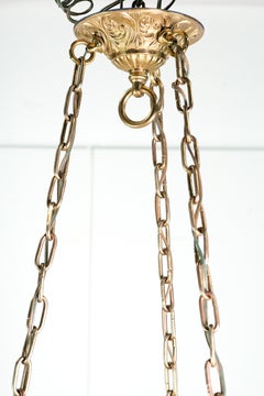 Traditional Cast Bronze Egg & Dart Dish Pendant Light