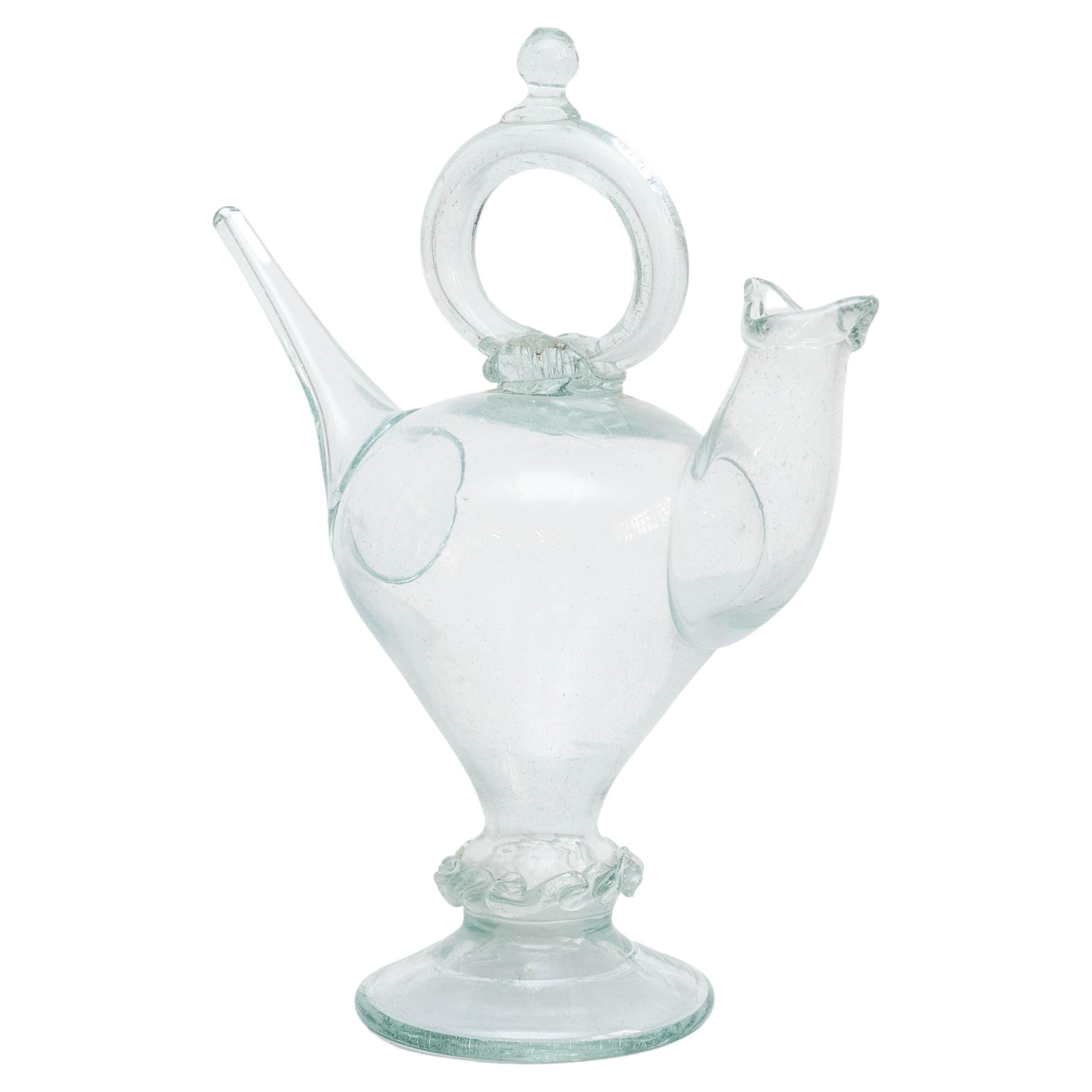 Vaso tradizionale catalano in vetro soffiato, 1930 circa in vendita