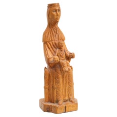 La Moreneta, sculpture traditionnelle catalane en bois