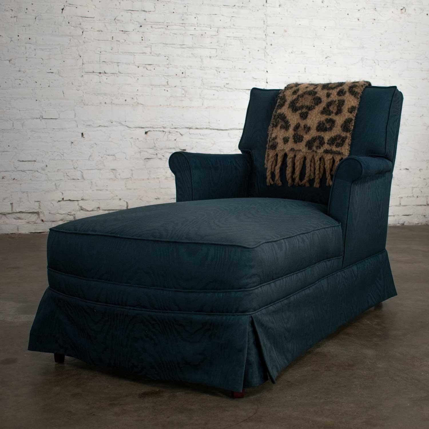 navy chaise lounge