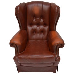 Traditional Chesterfield Wing Chair