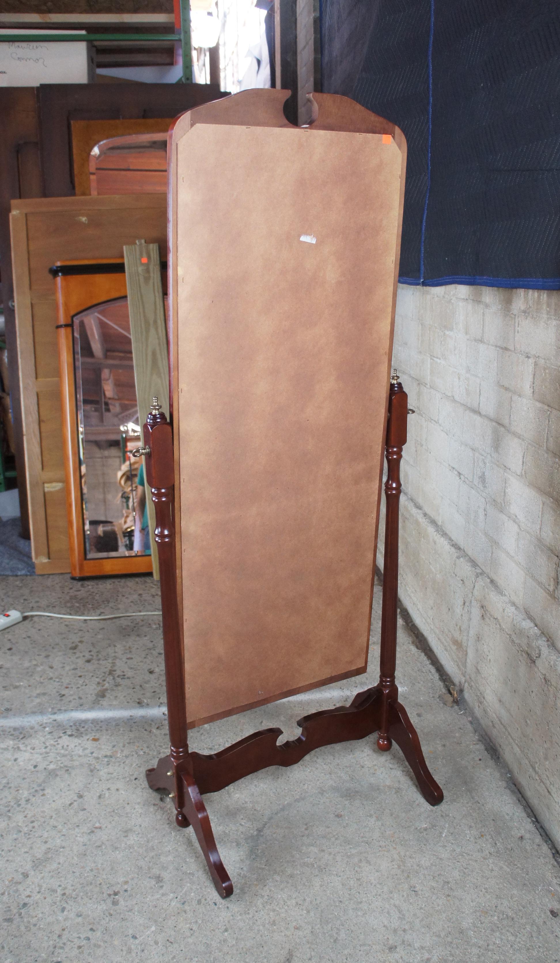 Traditional Cheval Full Length Bedroom Dressing Standing Floor Vanity Mirror 1